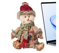 Krmoau Sacs à bonbons de Noël, sacs à bonbons 3D, sacs à goûter réutilisables avec fermeture éclair pour fête de Noël, cadeaux de fête