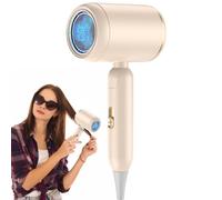 Krmoau Sèche-cheveux - Sèche-cheveux à grande vitesse | Accessoire de coiffure pliable portable pour femmes et hommes pour la maison, les vacances, l'hôtel, l'appartement, le salon et les voyages