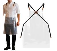 Krmoau Tablier Résistant à l'Eau,Confortable, pliable et souple, protection ajustable | Tablier de Ménage Confortable Accessoires de Cuisine - Maison, restaurant, nettoyage, traiteur, toilettage