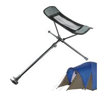 Krmoau Tabouret Pliant Portable,Repos-Jambes de Voyage - Économiseur d'Espace Rétractable Repose-Pieds pour la Piscine, la Pêche, le Pique-Nique, la Chasse, le Plein Air, Voyage, la Pelouse, la