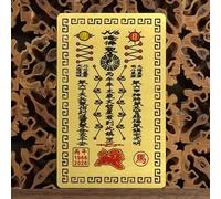 Krmoau Tai Sui - Carte en métal 2026 - Année chinoise du cheval - Bijou saisonnier pour grand-mère, famille, grand-père, amis, maman, collègue, fille, adolescents, papa