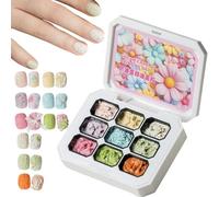 Krmoau Vernis Gel Solide | Manucure Gel 9 Nuances - Colle à Ongles Lisse et Empilable pour French Tips et Manucure Maison à Longue Durée