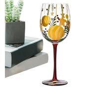 Krmoau Verres à boire de Noël, verres à vin de Noël,Verres de à vin rouge avec aiguilles de pin pour sapin de du Père - Verrerie de noël amusante, tasse à boire, pièce maîtresse de