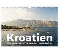 Kroatien - Eine Reise durch traumhafte Landschaften. (Wandkalender 2026 DIN A4 quer), CALVENDO Monatskalender: Eine einmalige Reise nach Kroatien.