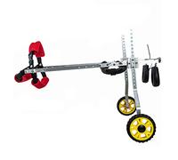 KROITY Fauteuil Roulant Chien, Églable Chariot Chien Handicapé pour La Rééducation des Jambes Arrières Deux Roues Chaise Roulante pour Chien (XS)