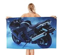Kroity Serviette de Bain Adulte pour Enfants Serviette de Plage de Moto 70x140cm Serviette de Plage Microfibre Bon pour Les Voyages à la Plage (A3,100x200cm)