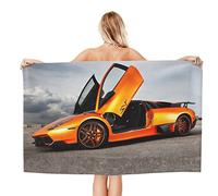 Kroity Serviette de Plage de Voiture Large Bath Towel Serviette de Plage Microfibre Bon pour Les Voyages à la Plage Baigner (A2,100x200CM)