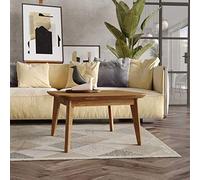 Krok Wood Table Basse Paris Bois de Massif (Chêne, 75 x 75 x 45 cm)