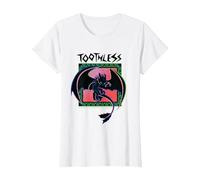 Krokmou Comment Dresser Votre Film Dragon 2025 T-Shirt, Femme, Blanc, L