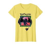 Krokmou Comment Dresser Votre Film Dragon 2025 T-Shirt, Femme, Citron, L