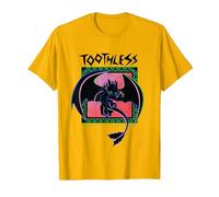 Krokmou Comment Dresser Votre Film Dragon 2025 T-Shirt, Homme, Doré Vif, XL