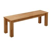 KROKWOOD Banc Bonn Bois de Massif (Hêtre, 160 x 35 x 45 cm)