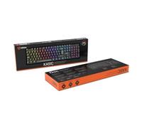 Krom - Clavier mécanique Kasic RGB | Commutateurs réseau de 50 M Puls. | Anti-ghosting 25 touches | Game Mode | Multimédia | USB 1,5 m | Design robuste et espagnol