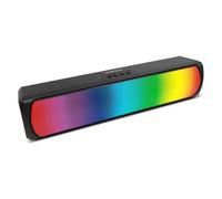 Krom Gaming Barre de son KROM K-Pop Bluetooth LED RGB Stéréo 2x3 RMS Noire