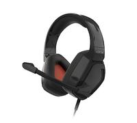 KROM Gaming KOPA Pro Casque stéréo, Haut-parleurs 50 mm, contrôle du Volume, Bandeau réglable, Microphone Flexible, PC, PS4-Ps5, Switch, Smartphones, tablettes, Noir
