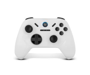 Krom Kadoer Blanc Bluetooth/USB Manette de jeu Analogique/Numérique Android, Nintendo Switch, Nintendo Switch 2, PC, iOS