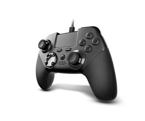 Krom Kaiser Noir USB Manette de jeu Analogique/Numérique PC, PlayStation 4, Playstation 3