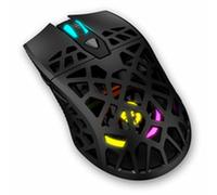 KROM Kaiyu -NXKROMKAIYU -Souris Gaming, RGB - Légère et résistante - Corps en Panelade - Capteur Optique - 6 Niveaux - 1200 DPI - Logiciel programmable - Noir