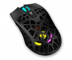 KROM Kaiyu -NXKROMKAIYU -Souris Gaming, RGB - Légère et résistante - Corps en Panelade - Capteur Optique - 6 Niveaux - 1200 DPI - Logiciel programmable - Noir