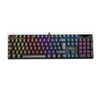 Krom KASIC - Clavier - backlit - USB - QWERTY - Espagnol - commutateur : interrupteur rouge