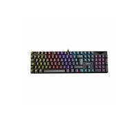 Krom KASIC - Clavier - backlit - USB - QWERTY - Espagnol - commutateur : interrupteur rouge