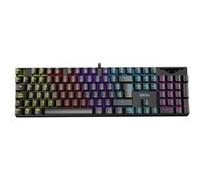 Krom Gaming - Clavier KASIC - Rétroéclairé USB QWERTY Espagnol - Interrupteur rouge