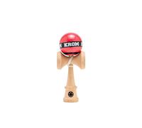 KROM Kendama MIKRO Rouge - Mini Kendama en bois de hêtre - Entièrement jouable - Format de poche - Pour débutants et professionnels