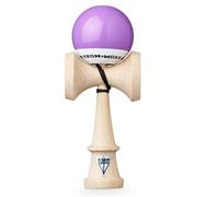 KROM - Kendama Pro Pop LOL Violet - Bilboquet Japonais - Jouet en Bois pour Adulte et Enfant - Pack : Ficelle de Rechange + Stickers offerts