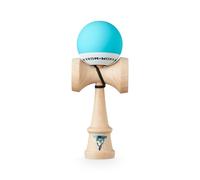 KROM - Kendama Pro Pop Bleu Ciel - Bilboquet Japonais - Jouet en Bois pour Adulte et Enfant - Pack : Ficelle de Rechange + Stickers offerts