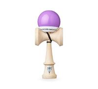 KROM - Kendama Pro Pop LOL Violet - Bilboquet Japonais - Jouet en Bois pour Adulte et Enfant - Pack : Ficelle de Rechange + Stickers offerts