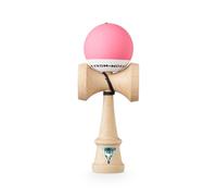 KROM - Kendama Pro Pop Rose - Bilboquet Japonais - Jouet en Bois pour Adulte et Enfant - Pack : Ficelle de Rechange + Stickers offerts