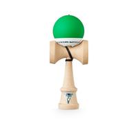 KROM - Kendama Pro Pop Vert Foncé - Bilboquet Japonais - Jouet en Bois pour Adulte et Enfant - Pack : Ficelle de Rechange + Stickers offerts