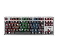 KROM Kratos TKL - Clavier - backlit - USB - commutateur : interrupteur rouge G