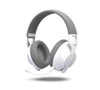 KROM Phase - Casque Gaming sans Fil avec Triple Mode de Connexion (Bluetooth 5.3, 2.4 GHz et Jack 3.5 mm), Transducteurs 40 mm, Autonomie 40h, Blanc