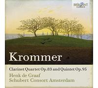Krommer - Quatuor pour clarinette Op. 83 et Quintette pour clarinette Op. 95 - Edel