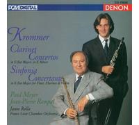 Krommer : Concerto pour Clarinette et Orchestre / Symphonie Concertante Op.70