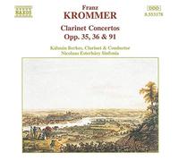 Krommer, F.V. - Concertos pour clarinette