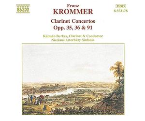 Krommer, F.V. - Concertos pour clarinette