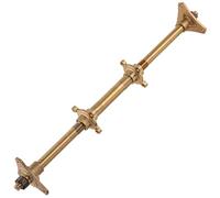 Kronabelle 24 Bride de moyeu de pignon arrière pour VTT et kart, ajustement universel pour moteur 110 Cc, construction en métal