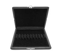 Kronabelle Étui pour hautbois 40 anches avec cadre en bois et cuir PU, design double couche, respirant, rangement compact