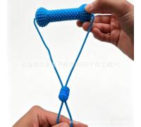 Kronabelle Jouet à mâcher pour Chien, 9,9 x 4,1 x 4,1 cm, Nettoyeur de Dents avec Corde réglable, bâton PVC Robuste, Jouet interactif en Forme d’os pour Petits Animaux
