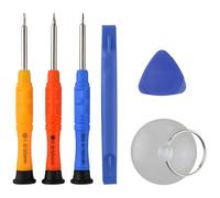 Kronabelle Lot de 6 tournevis pour remplacement d'écran S20 Plus, kit de réparation mobile avec ventouse, outil de levier et vis de précision, pour réparation d'écran de batterie Galaxy S20 Plus et