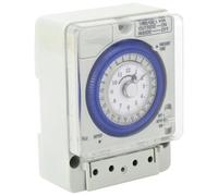 Kronabelle Minuteur programmable 20 A AC, 100-240 V, interrupteur mécanique de contrôle du temps avec design compact, bouton mécanique et couvercle anti-poussière