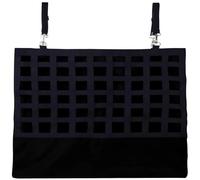 Kronabelle Sac à foin à alimentation lente pour chevaux, lapins et petits animaux - Mangeoire en tissu Oxford avec devant en maille, sangles réglables, design ventilé, options colorées pour