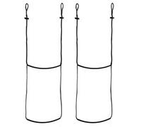 Kronabelle Uhmwpe Lot de 2 aides à corde d'escalade 5 mm x 1,5 m, aide légère en 2 étapes, avec support flexible, compact, portable, supportant la charge