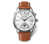 Kronaby Montre Connectée Homme Hybride en Acier Inoxydable et Cuir Marron
