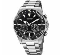 Kronaby Montre Connectée Hybride Homme Acier - Analogique Intelligent - Étanche 20 ATM - Musique, Pas, Notifications - S3778/2 Diver