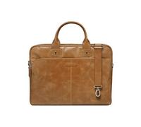 19twenty8 Malette cuir teint Kronborg 16" – Compart. 380x270x25mm · Sangle d'épaule amovible