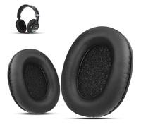 Krone Kalpasmos Coussinets de Rechange pour Casque Sony MDR-7506 - pour Casque MDR-V6 MDR-V7 MDR-CD900ST - Cuir protéiné Ultra-Souple et Mousse à mémoire de Forme - Noir