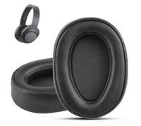Krone Kalpasmos Coussinets de rechange pour casque Sony WH-H900N h.Ear on 2 & Sony MDR-100ABN, coussinets de casque Sony compatibles avec Sony 900N, Sony WH H900N en cuir mousse souple (noir)